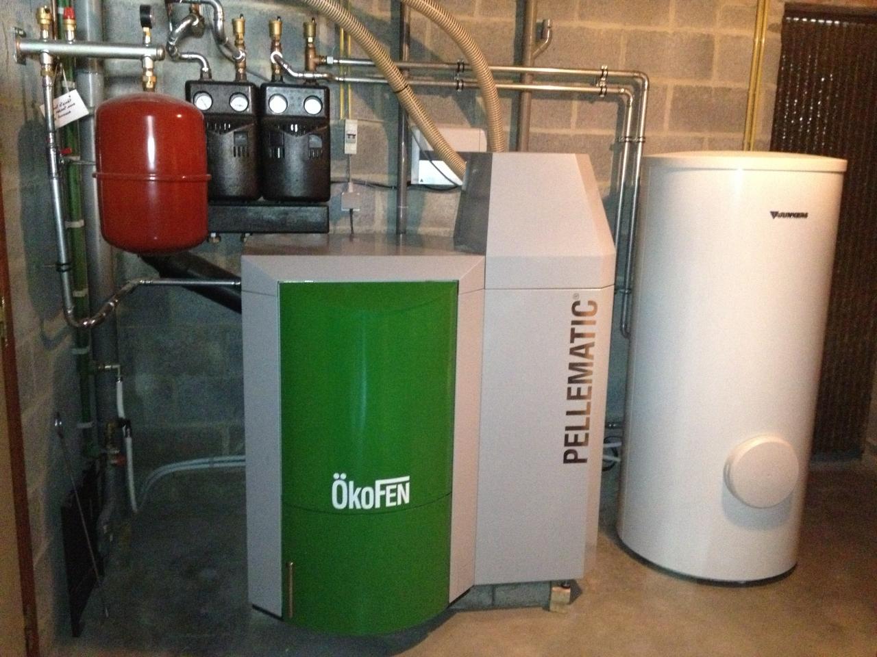 Okofen PES20 et boiler