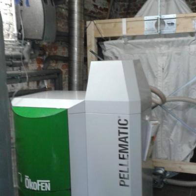 Delmelle Energies Okofen PES20 avec FlexiloCompact
